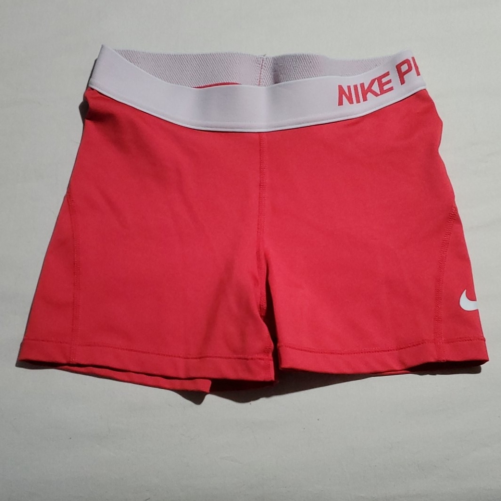 Coral Nike Pro Spandex